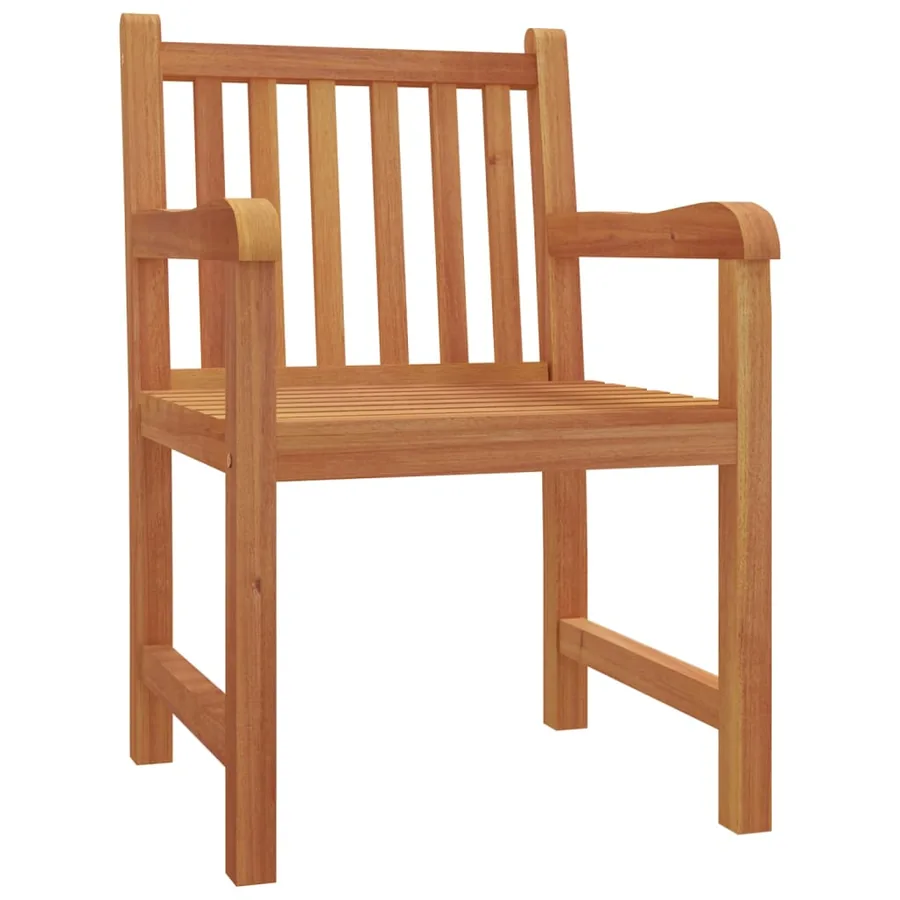Ensemble à manger de jardin 4 pcs Bois de teck massif - 6