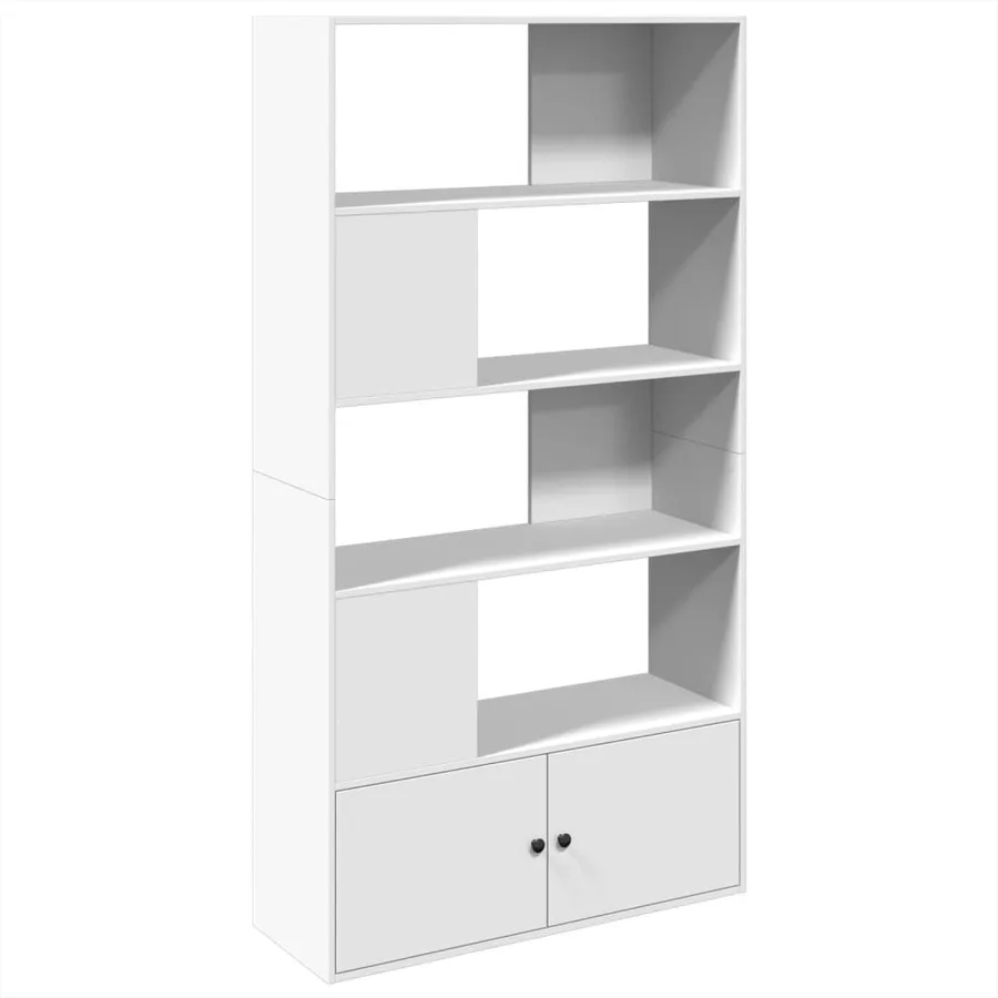 Bibliothèque blanc 100x36x189 cm bois d'ingénierie - 2
