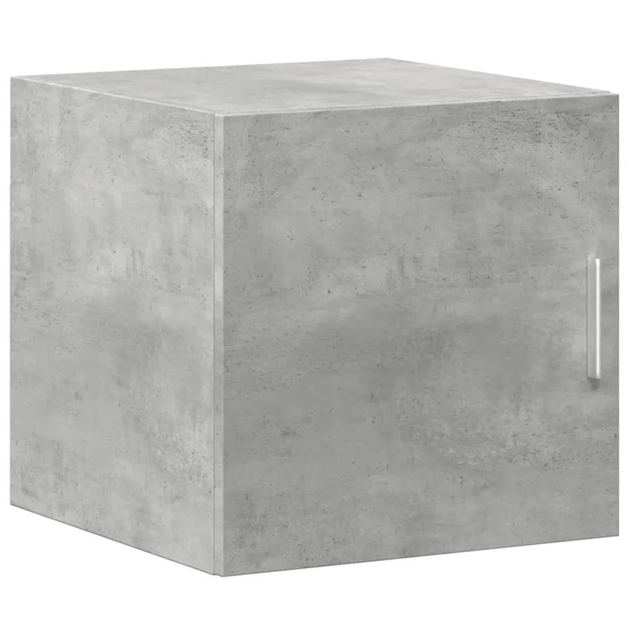 Armoire murale gris béton 40x42,5x40 cm bois d'ingénierie - 2