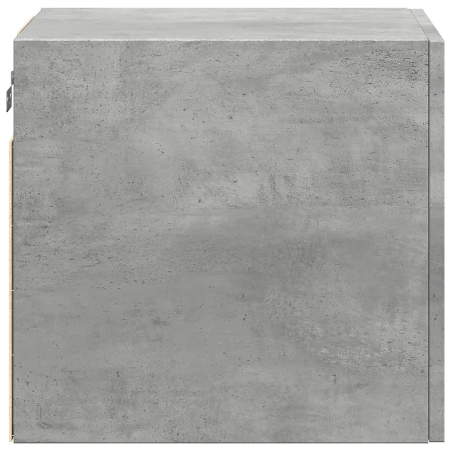 Armoire murale gris béton 40x42,5x40 cm bois d'ingénierie - 5