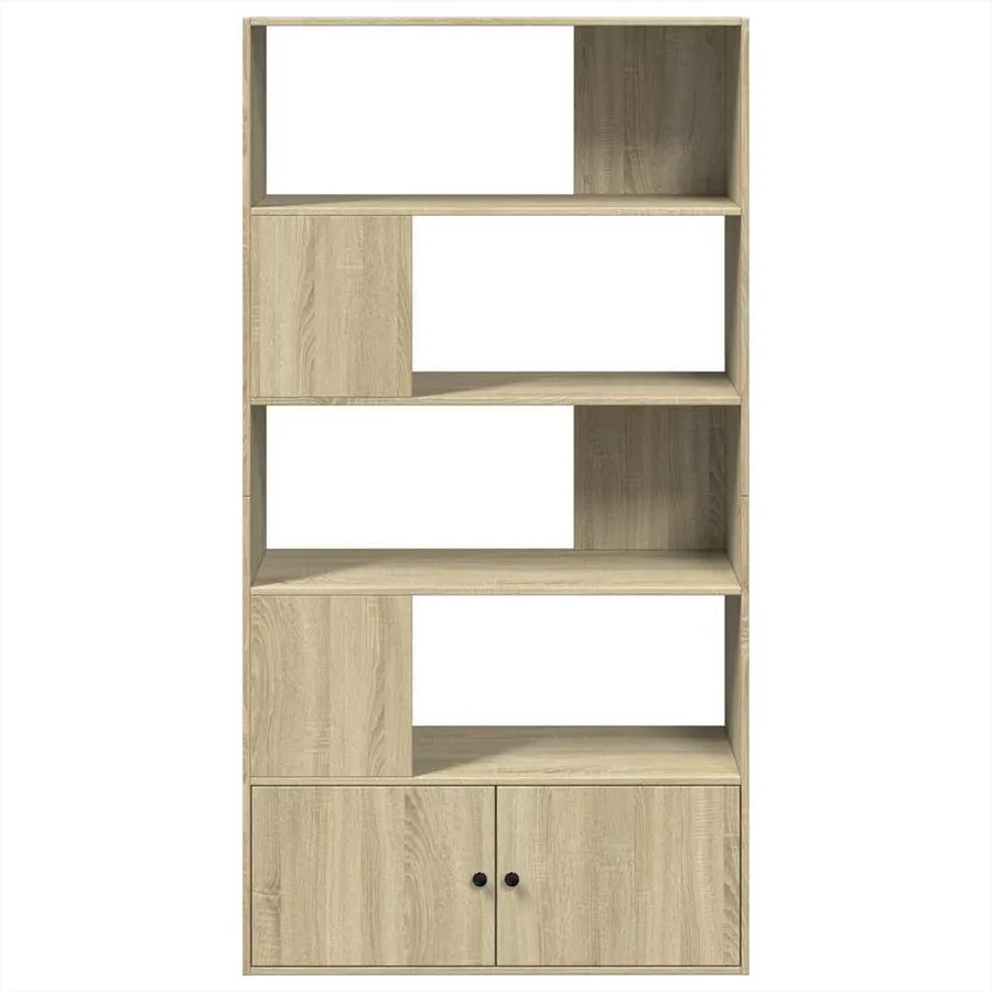 Bibliothèque chêne sonoma 100x36x189 cm bois d'ingénierie - 3