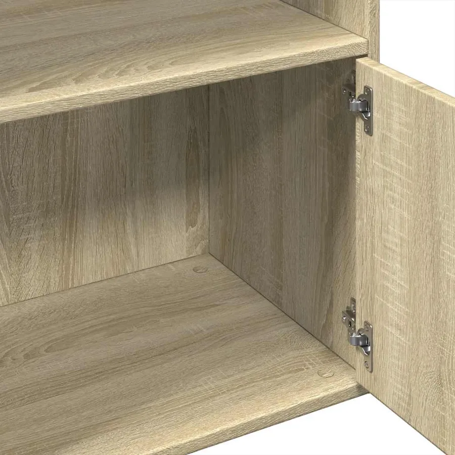 Bibliothèque chêne sonoma 100x36x189 cm bois d'ingénierie - 7