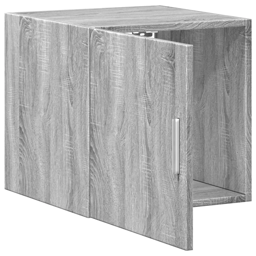 Armoire murale sonoma gris 40x42,5x40 cm bois d'ingénierie - 7