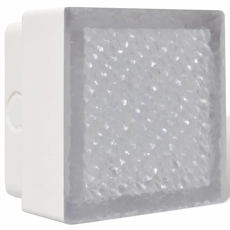6 lampes LED d'éclairage incorporées au sol 100x100x68 mm - 5