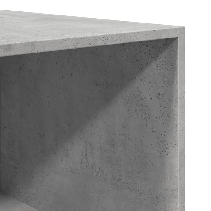 Garde-robe Gris béton 100x50x200 cm Aggloméré - 8