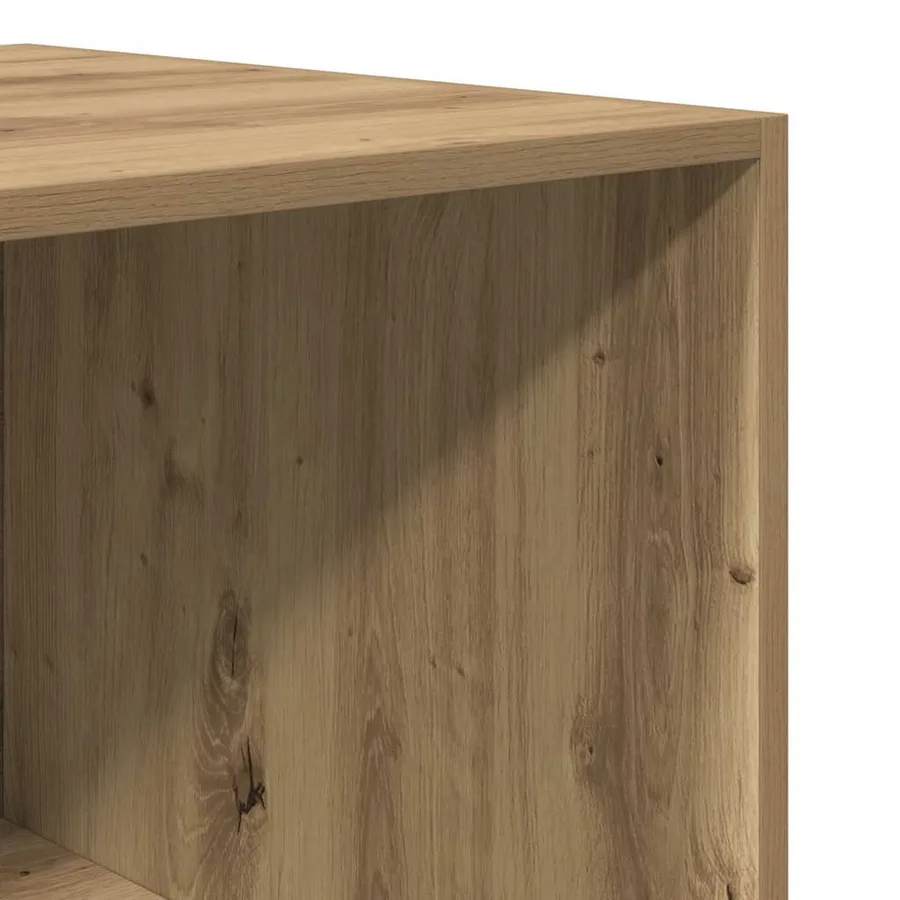 Garde-robe chêne artisanal 100x50x200 cm bois d'ingénierie - 7