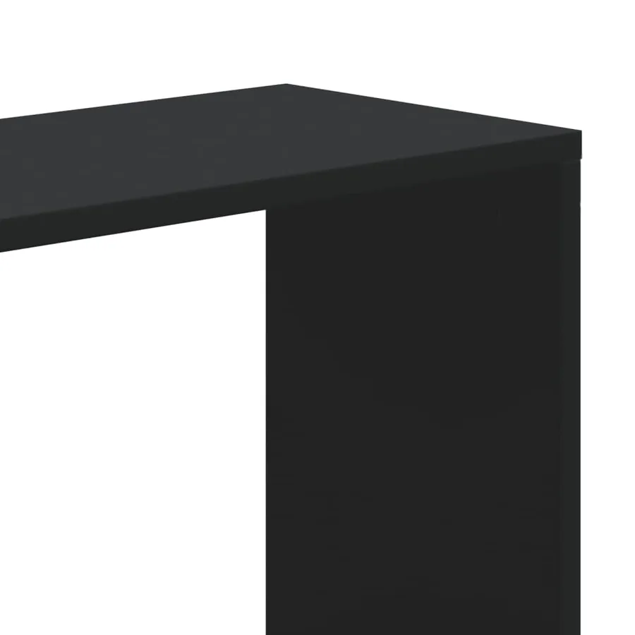 Bibliothèque 5 niveaux noir 80,5x23,5x162,5 cm bois ingénierie - 6