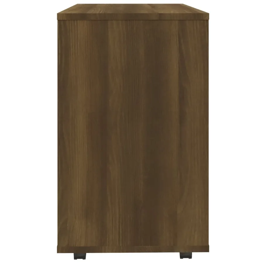 Table d'appoint Chêne marron 70x35x55 cm Bois d'ingénierie - 6