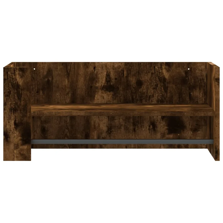 Étagère murale chêne fumé 70,5x35x30,5 cm bois d'ingénierie - 4