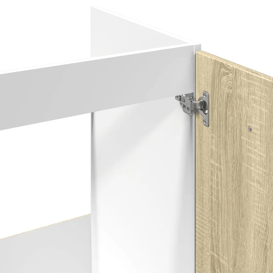 Meuble bas "Lyon" Chêne Sonoma 80 x 46 x 81,5 cm Bois d'ingénierie - 11