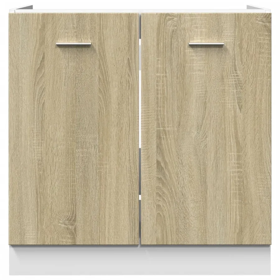 Meuble bas "Lyon" Chêne Sonoma 80 x 46 x 81,5 cm Bois d'ingénierie - 5