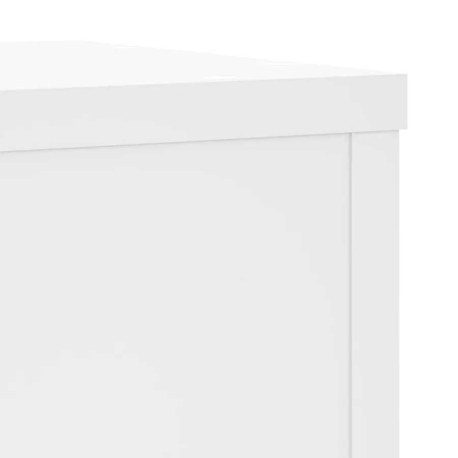 Supports pour plantes 2 pcs blanc 20x20x30 cm bois d'ingénierie - 7