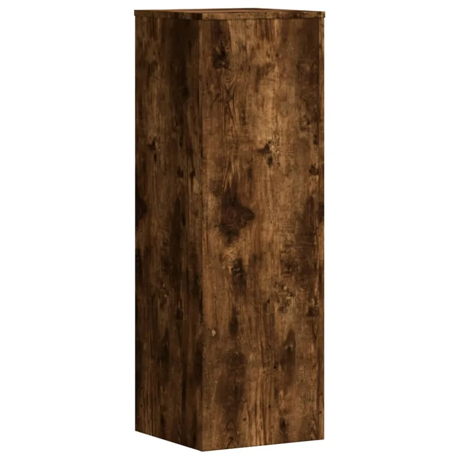 Supports pour plantes 2 pcs chêne fumé bois d'ingénierie - 6