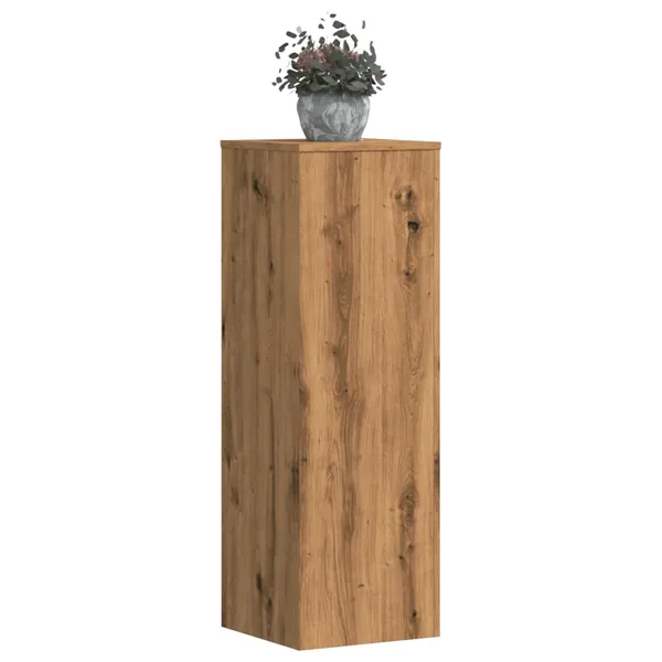 Supports pour plantes 2 pcs chêne artisanal bois d'ingénierie