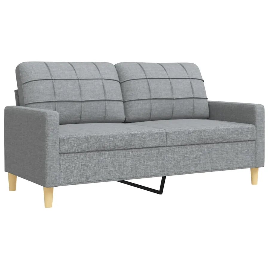 Ensemble de canapés 4 pcs repose-pied et coussins décoratifs - 5