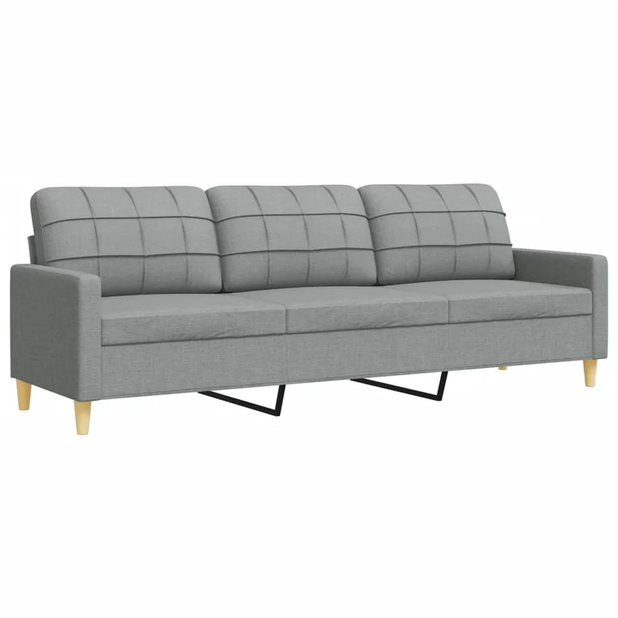 Ensemble de canapés 4 pcs repose-pied et coussins décoratifs - 6