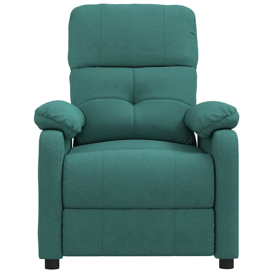 Fauteuil de massage Vert foncé Tissu - 3
