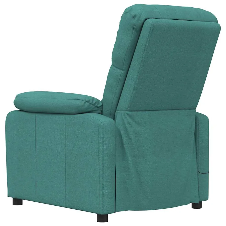 Fauteuil de massage Vert foncé Tissu - 5