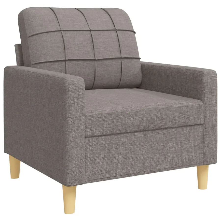 Ensemble de canapés 4 pcs repose-pied et coussins décoratifs - 4