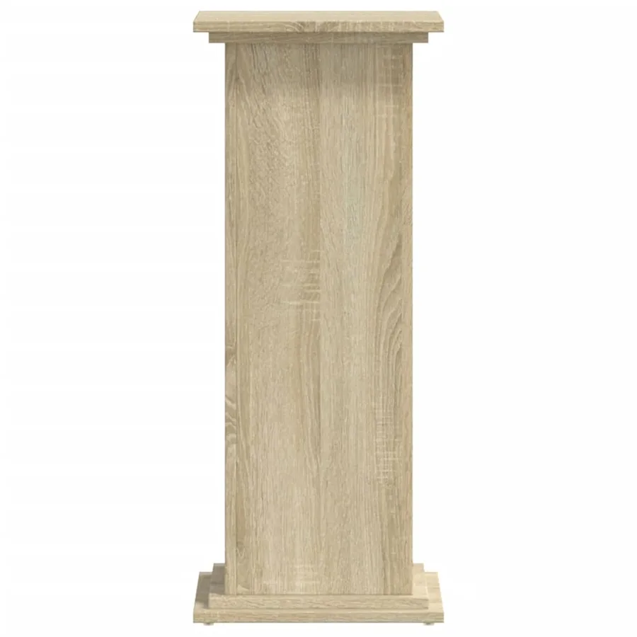 Support pour plantes chêne sonoma 33x33x80 cm bois d'ingénierie - 3