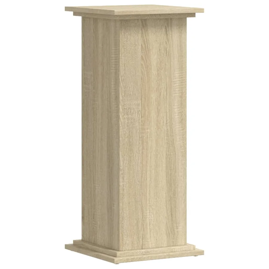 Support pour plantes chêne sonoma 33x33x80 cm bois d'ingénierie - 4