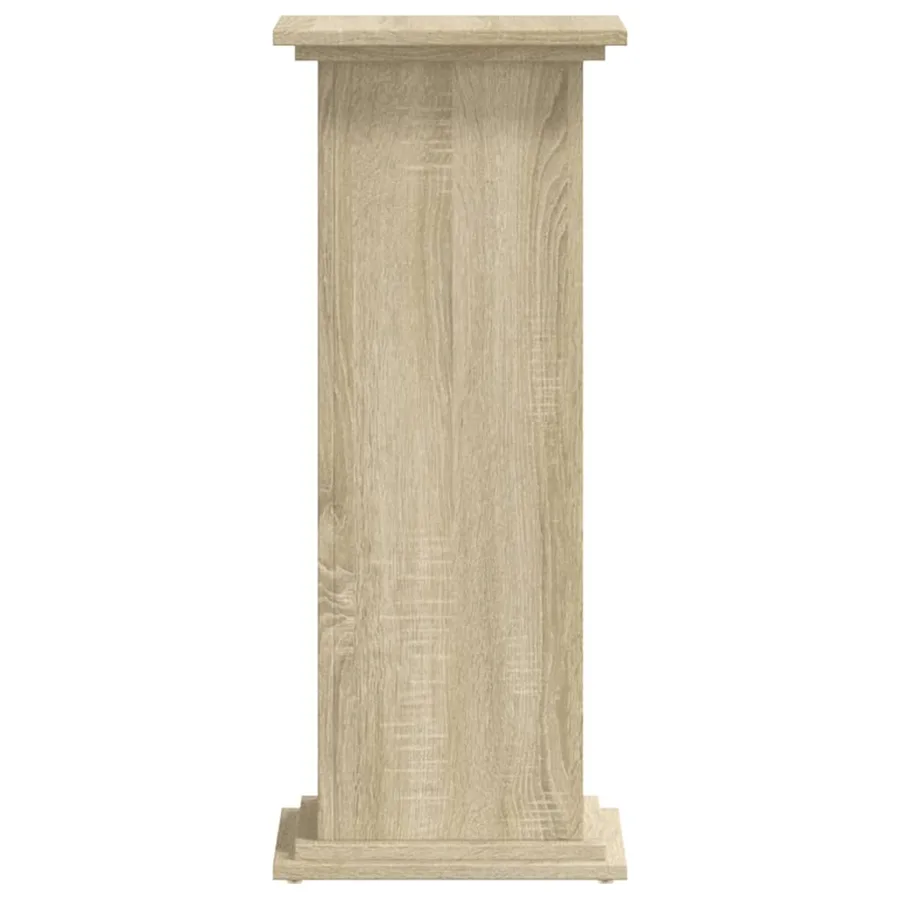 Support pour plantes chêne sonoma 33x33x80 cm bois d'ingénierie - 5