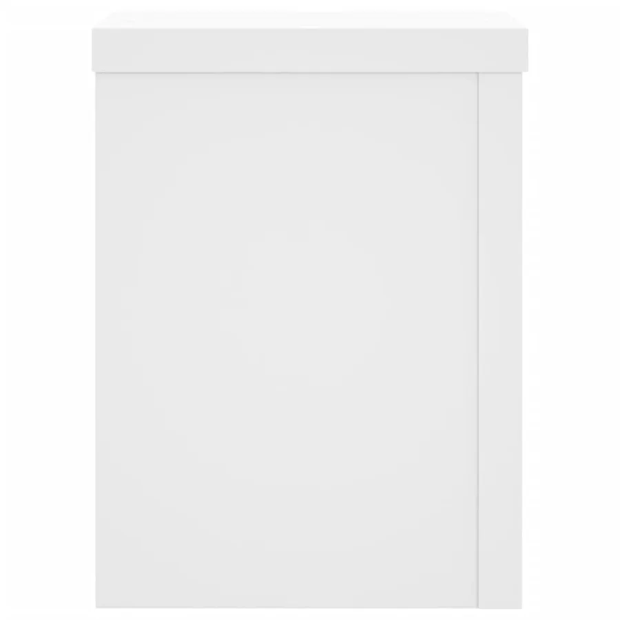 Supports pour plantes 2 pcs blanc 15x15x20 cm bois d'ingénierie - 4