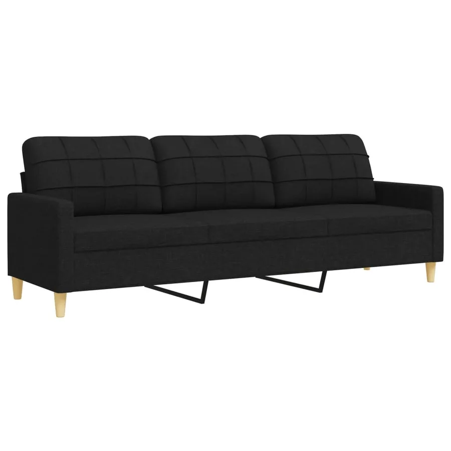 Ensemble de canapés 3 pcs repose-pied et coussins décoratifs - 5