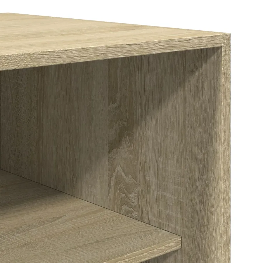 Garde-robe chêne sonoma 80x50x200 cm bois d'ingénierie - 7