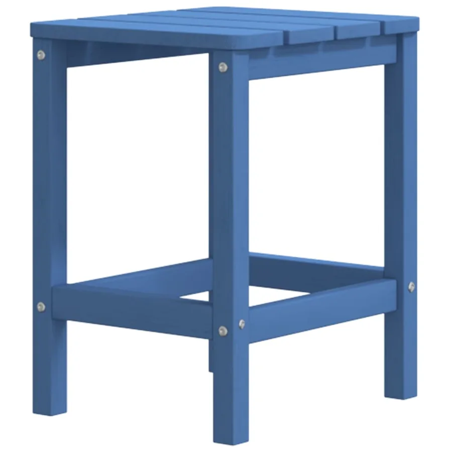 Chaises de jardin Adirondack avec table PEHD Bleu aqua - 5