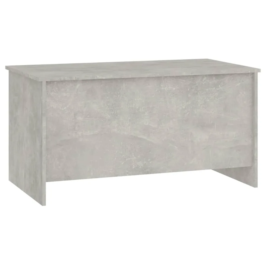 Table basse gris béton 102x55,5x52,5 cm bois d'ingénierie - 3