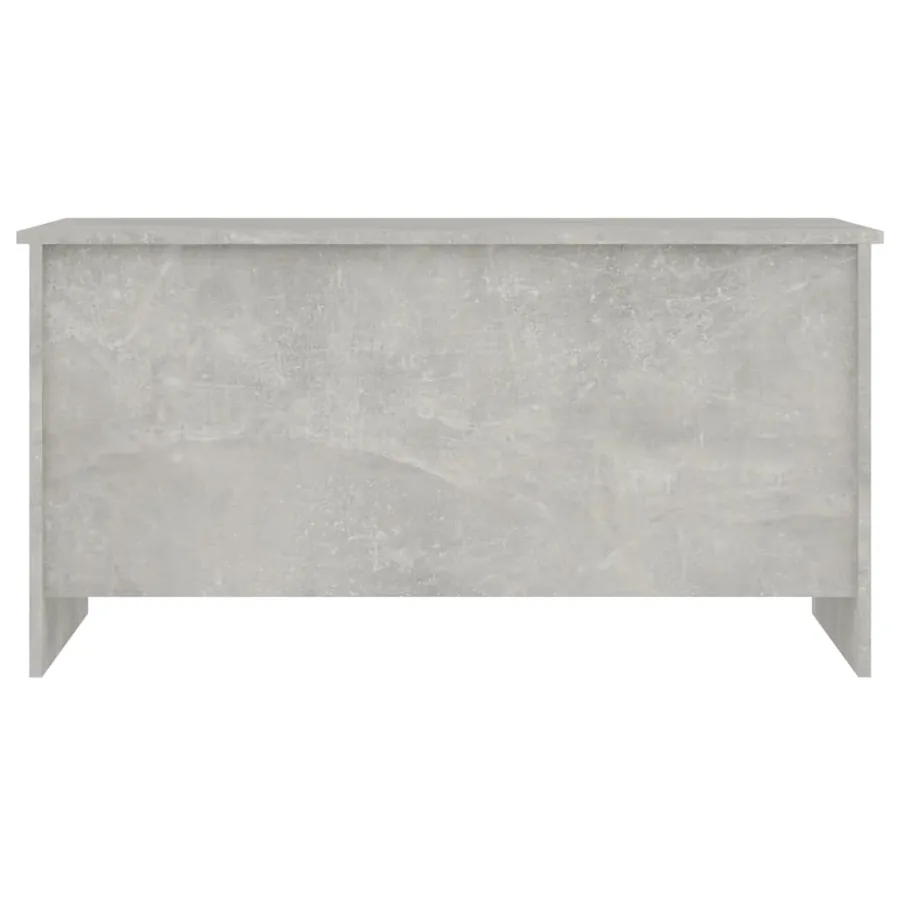 Table basse gris béton 102x55,5x52,5 cm bois d'ingénierie - 4