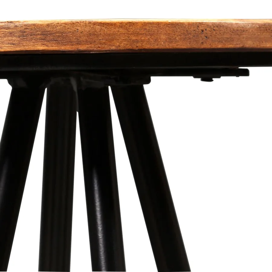 Ensemble de bar 7 pcs Bois massif recyclé - 12
