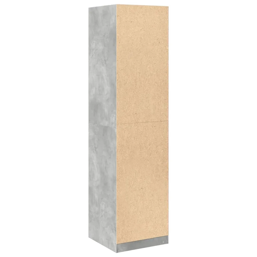 Garde-robe Gris béton 50 x 50 x 200 cm Aggloméré - 6