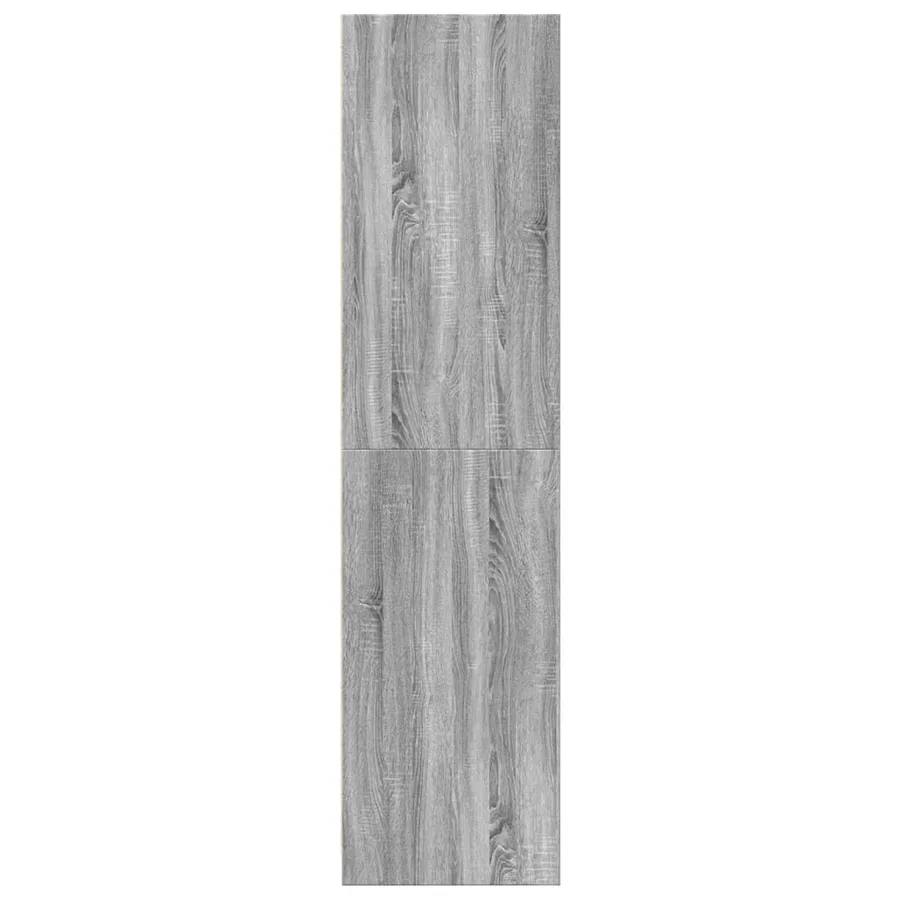 Garde-robe gris sonoma 50x50x200 cm bois d'ingénierie - 5