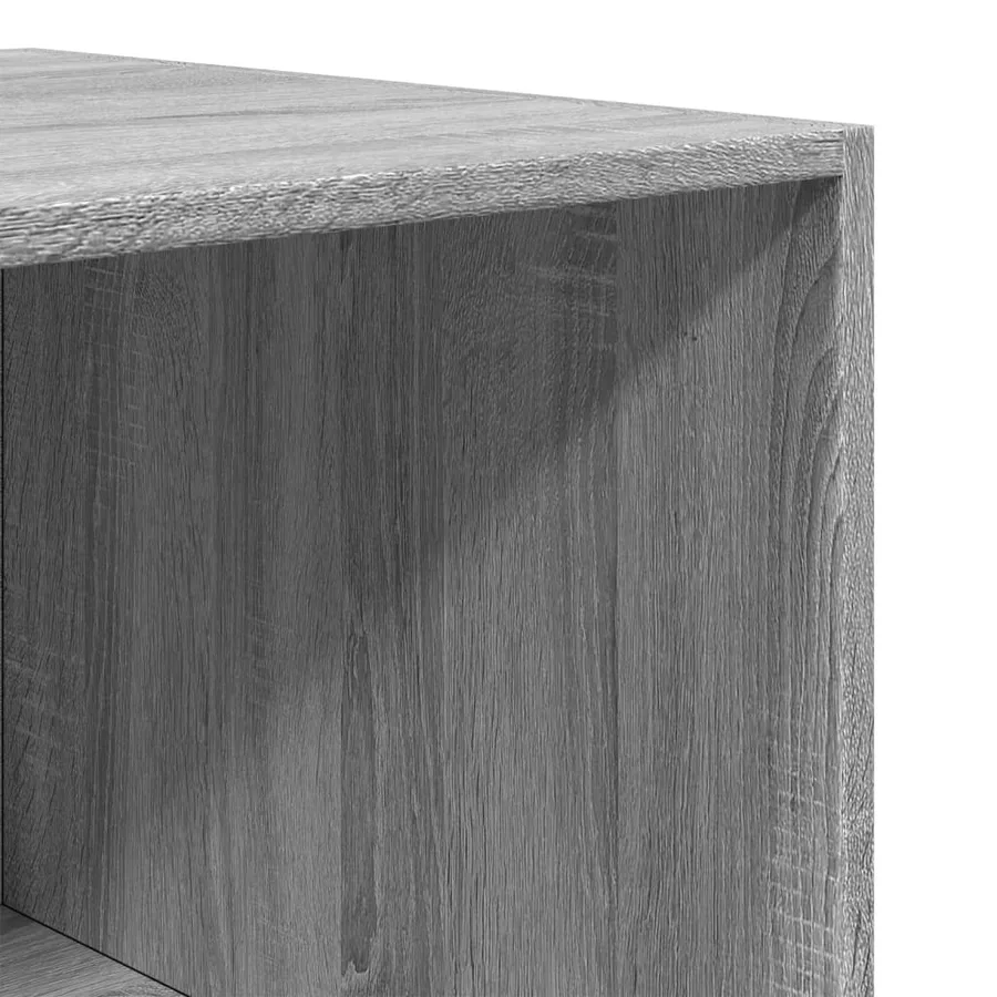 Garde-robe gris sonoma 50x50x200 cm bois d'ingénierie - 7
