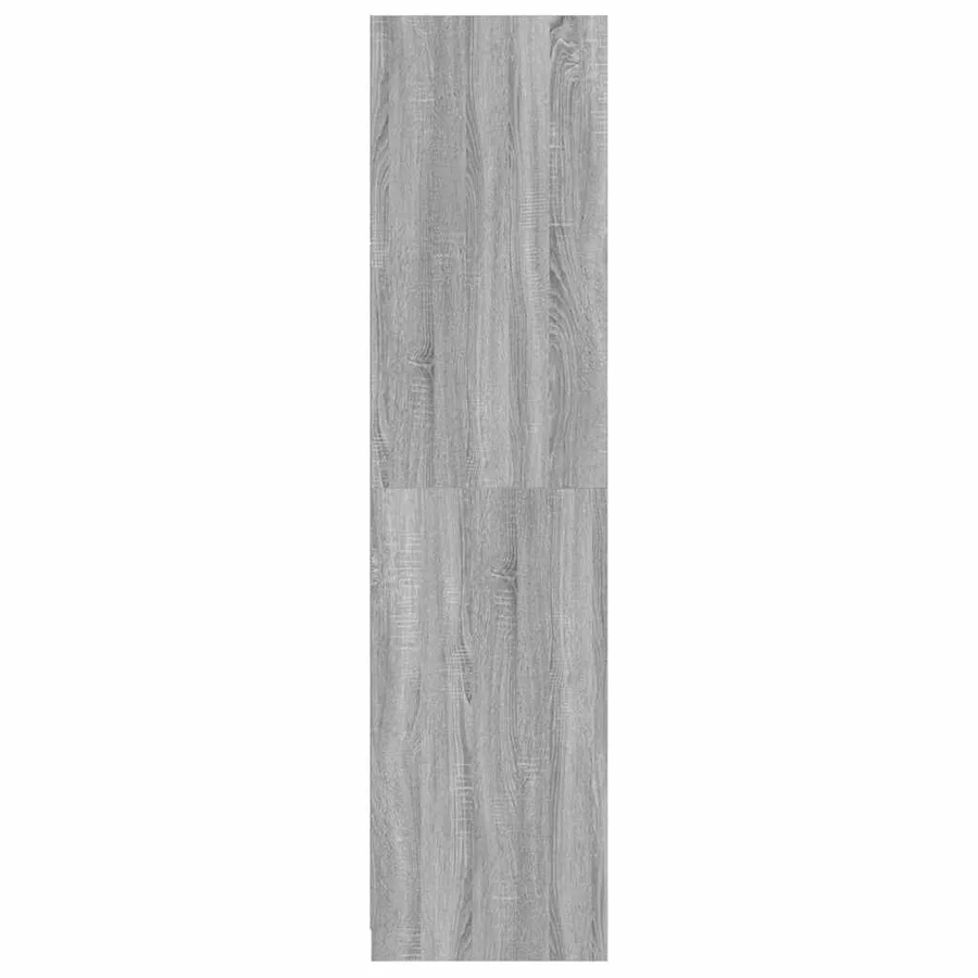 Garde-robe Sonoma gris 100x50x200 cm Bois d'ingénierie - 5
