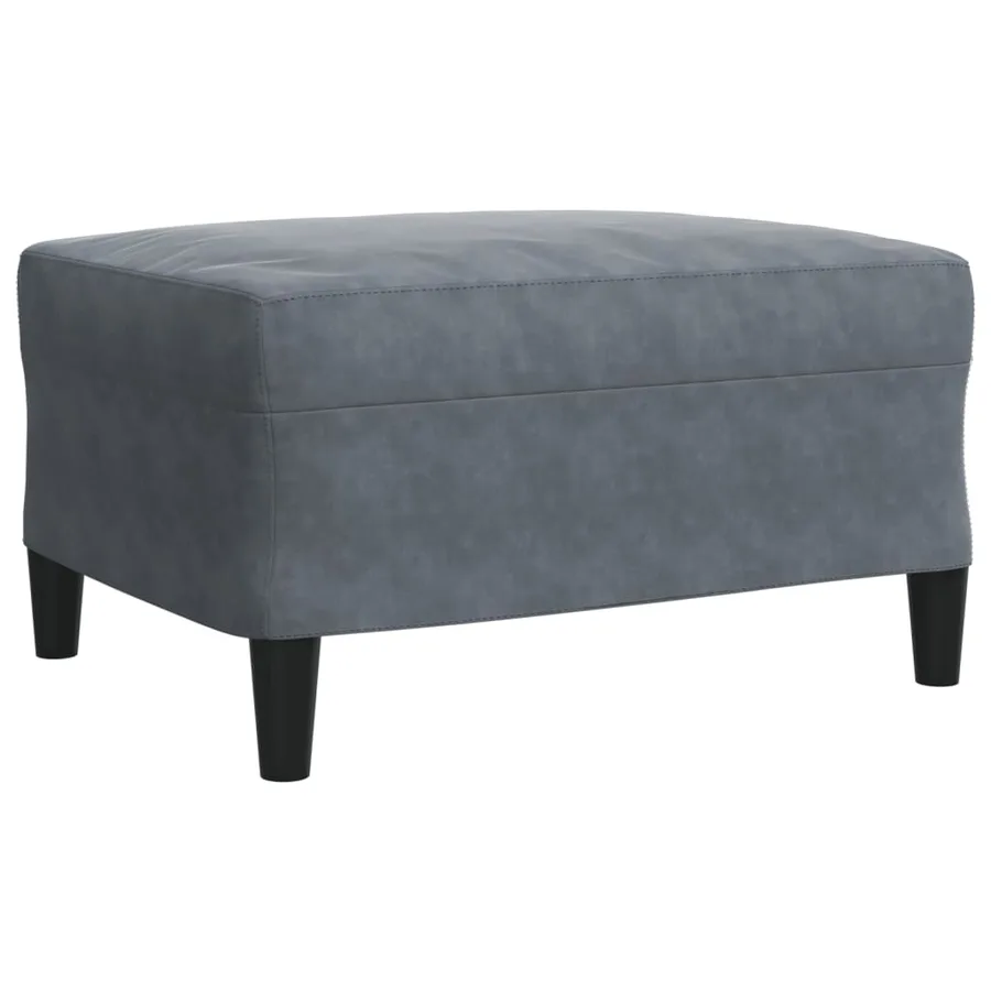 Ensemble de canapés 4 pcs avec coussins et traversins velours - 7