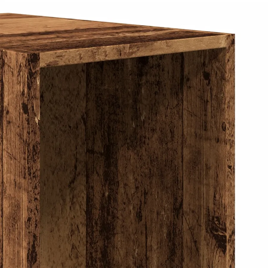 Garde-robe vieux bois 30x50x200 cm bois d'ingénierie - 7