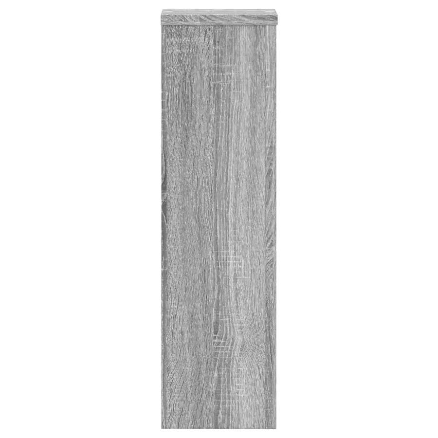 Supports pour plantes 2 pcs sonoma gris bois d'ingénierie - 6