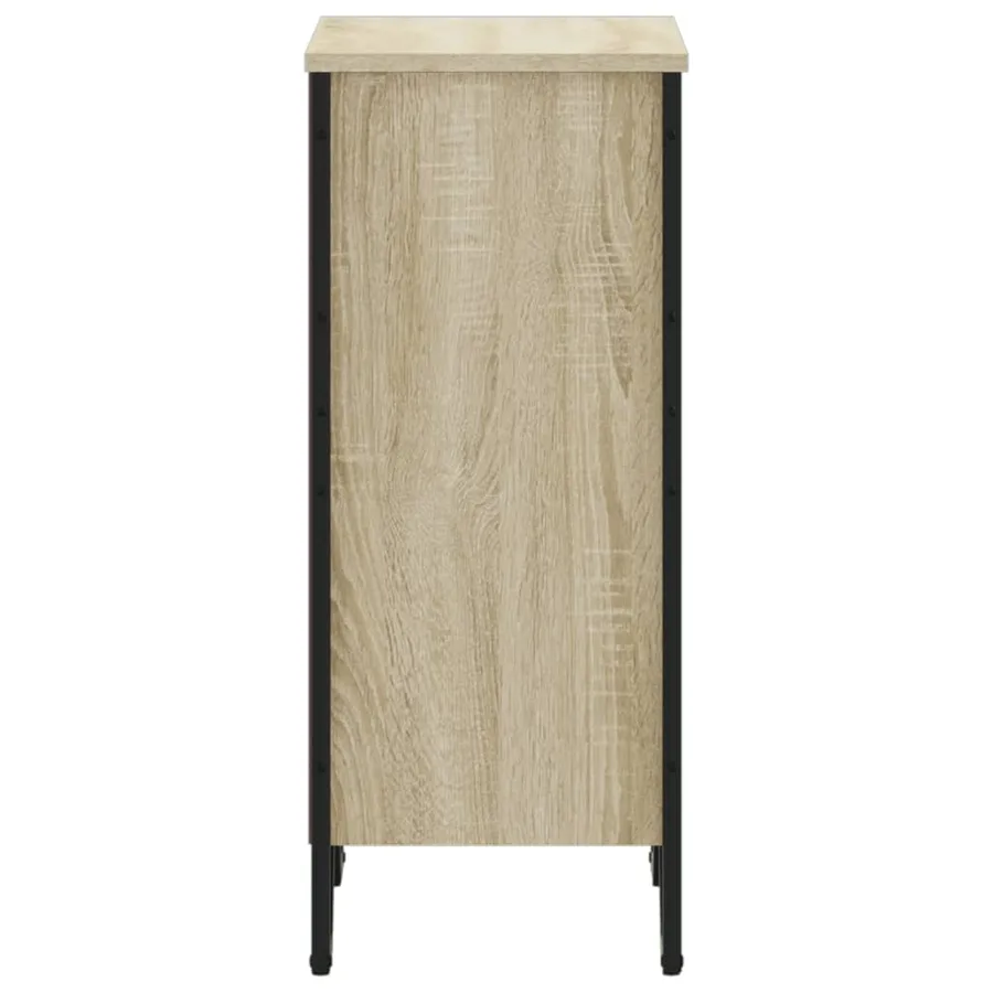 Bibliothèque chêne sonoma 50x31x74,5 cm bois d'ingénierie - 5