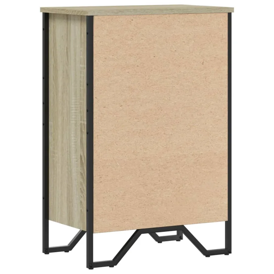 Bibliothèque chêne sonoma 50x31x74,5 cm bois d'ingénierie - 6