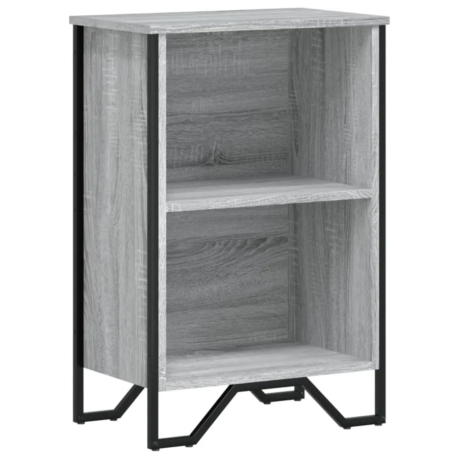 Bibliothèque sonoma gris 50x31x74,5 cm bois d'ingénierie - 2