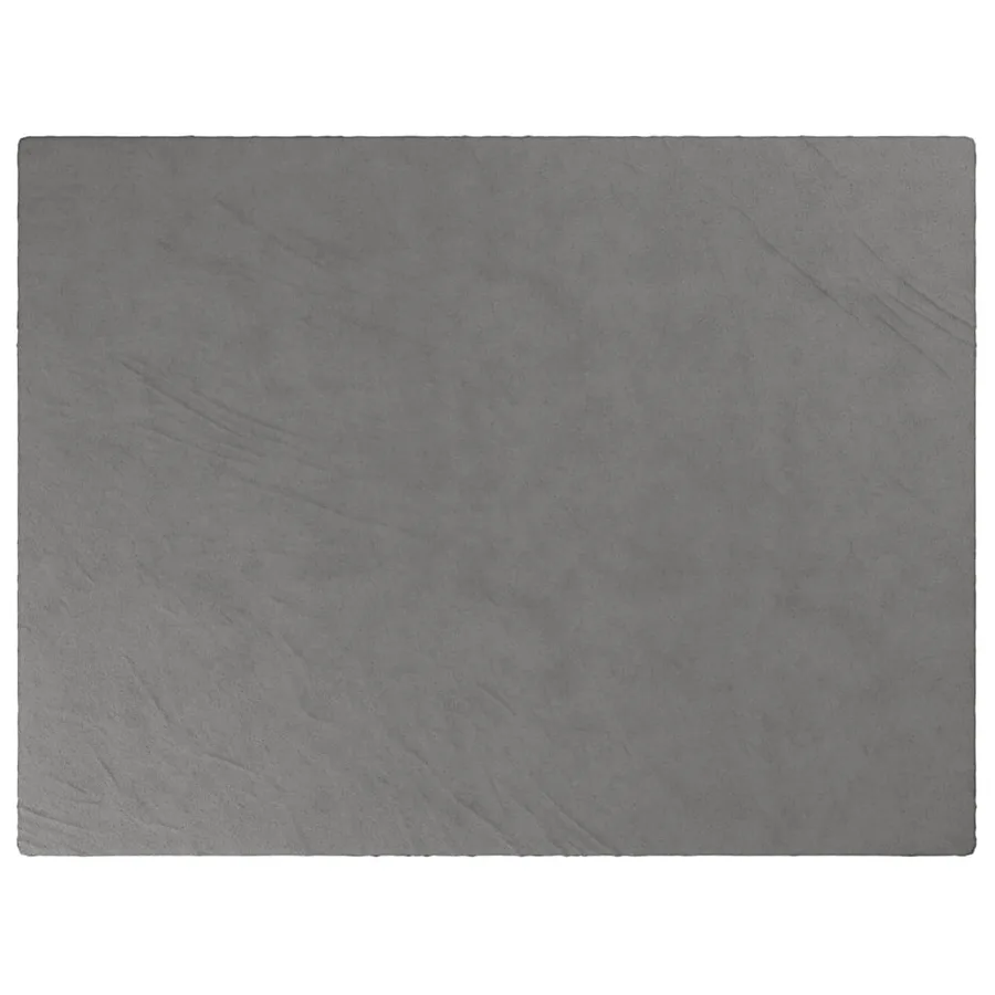 Couverture lestée avec housse Gris 152x203 cm 7 kg Tissu - 3