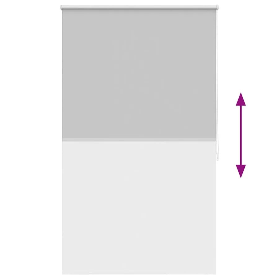 Store enrouleur occultant 84,4 x 175 cm, largeur du tissu 80 cm, gris - 9