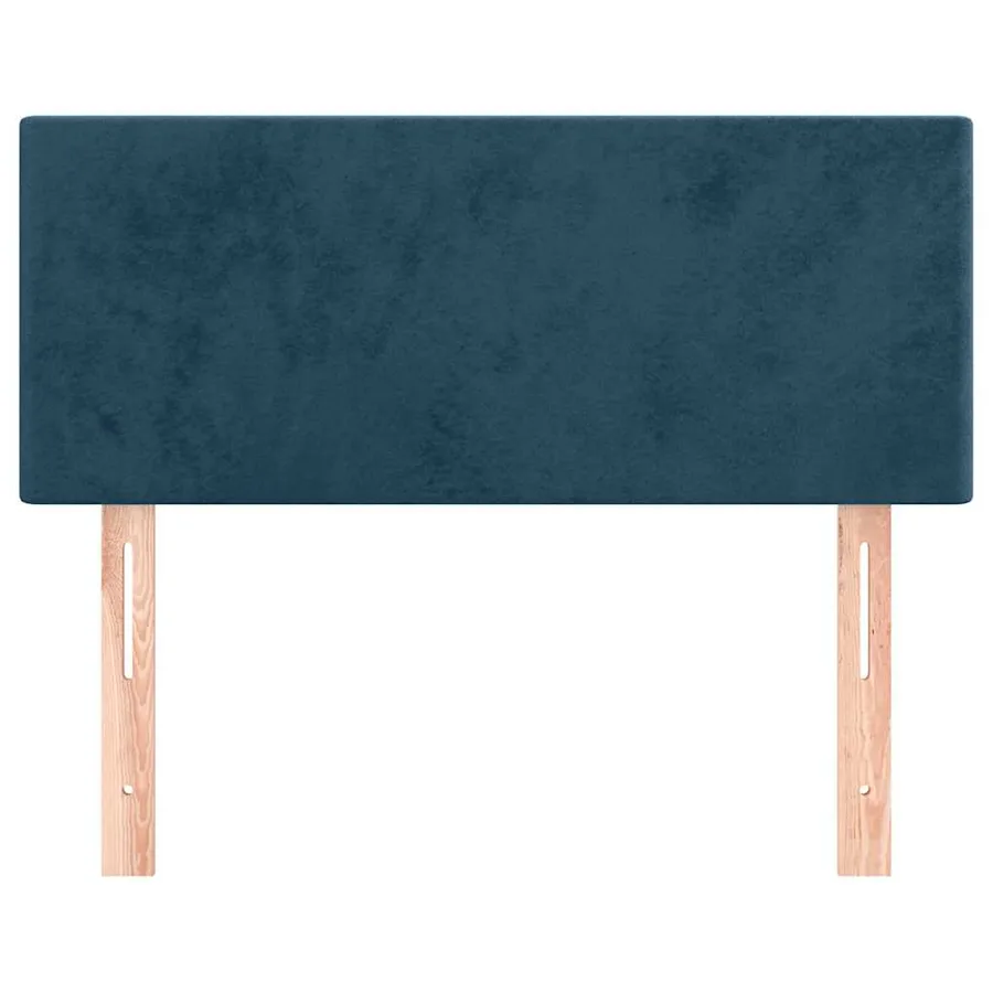 Tête de lit Bleu foncé 90x5x78/88 cm Velours - 3