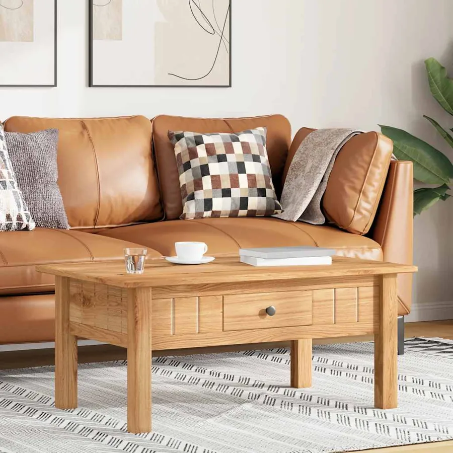 Table basse 100x60x43,5 cm Pin massif Assortiment Panama