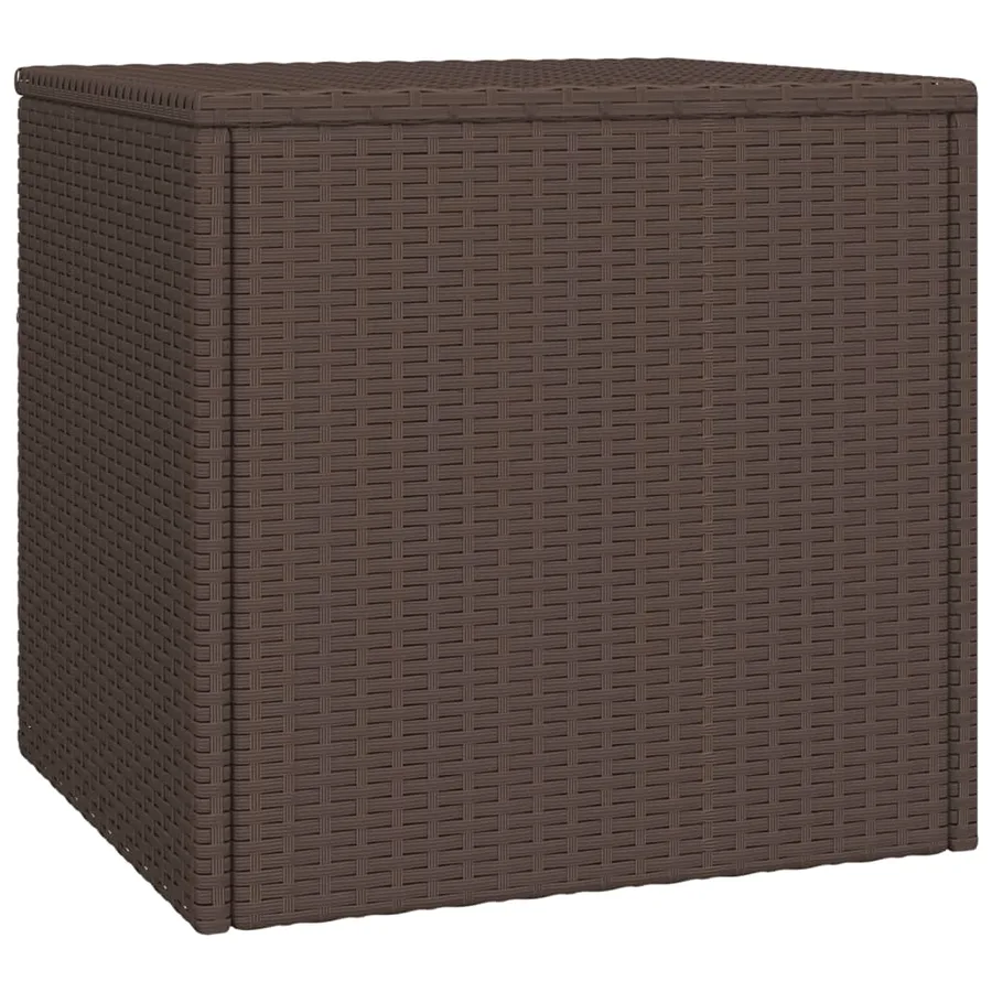 Tables d'appoint de jardin 3 pcs marron résine tressée - 3