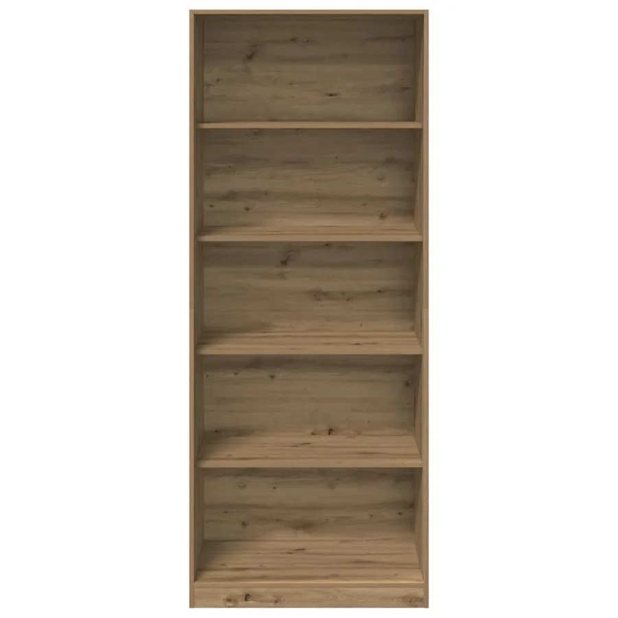 Garde-robe chêne artisanal 80x50x200 cm bois d'ingénierie - 4