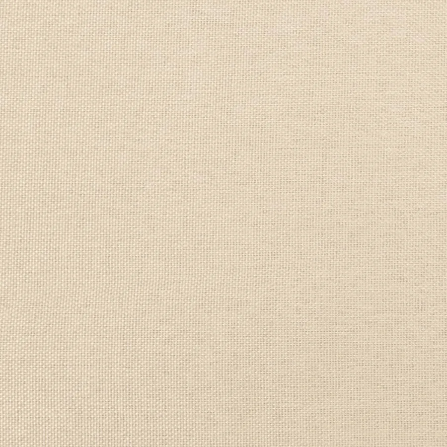 Cadre de lit sans matelas crème 120x200 cm tissu - 11